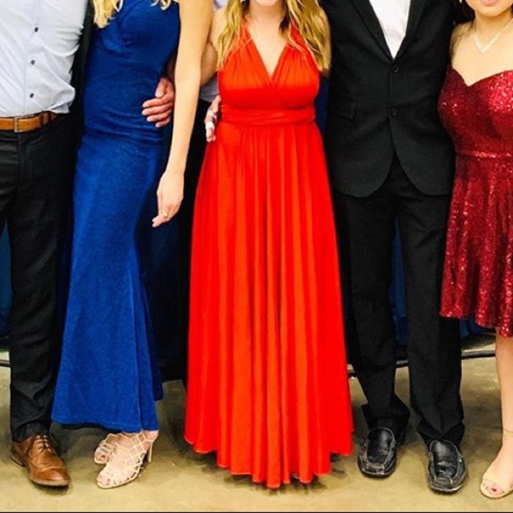 Red light in the box convertible dress